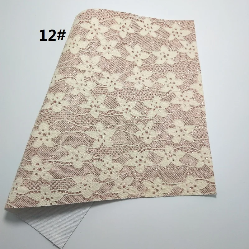 12 1 шт. 21X29 см кружевной блеск кожи для изготовления бантов аксессуары LEOsyntheticoDIY T137 - Цвет: 12