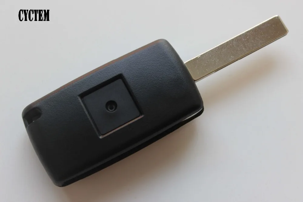 CYCTEM HU83 Blade 2 кнопки Автомобильный складной чехол для дистанционного ключа корпус