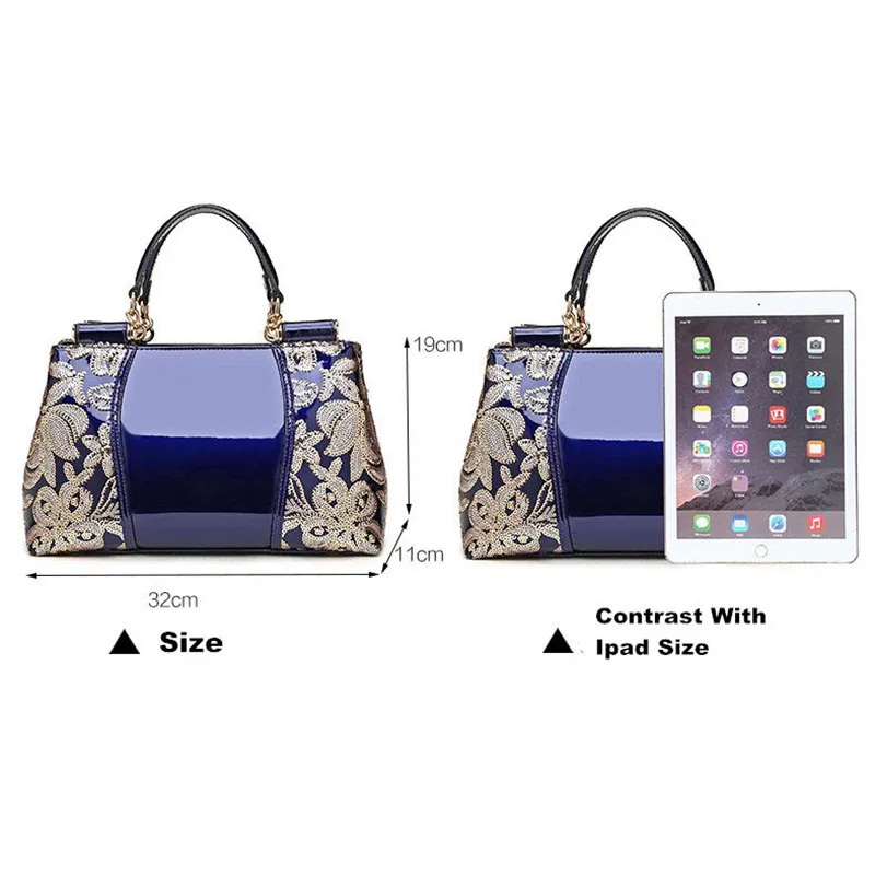 Bags for Women 2019 Embroidery Crossbody Handbag with Sequins Shoulder Bag Evening Bolsa Feminina sac a main | Багаж и сумки