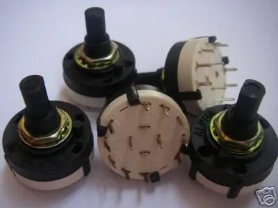 2 полюсный 5 позиционный поворотный переключатель PCB 5WAY 2P5T|switch switch|switch rotaryswitch |