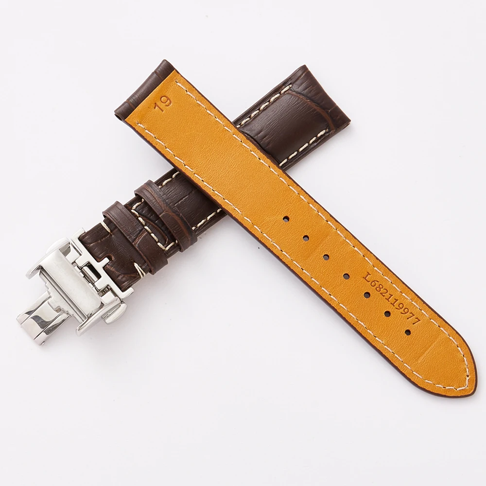 Genuine Leather Watchband Watch Strap for Longines MASTER COLLECTION  Wristband Belt Bracelet 13 14 15 18 19 20 21 22 mm