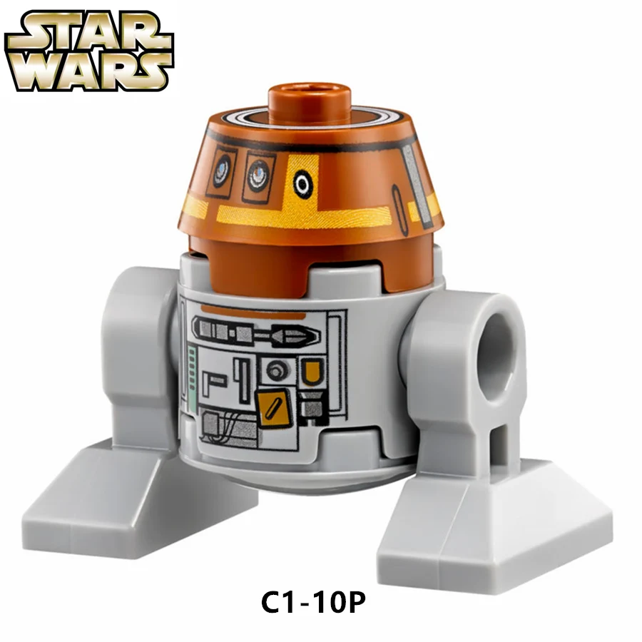 Singlesale/Звездные войны Chopper Roboter Droid sw477 BB8 C3PO minifig модель строительные блоки