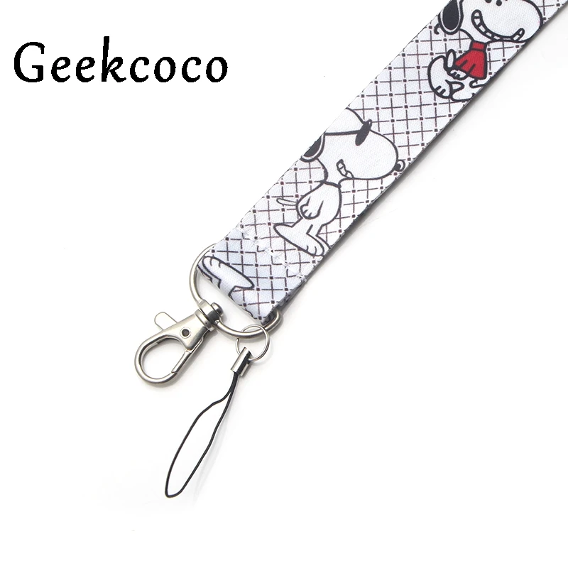 Cartoon cartoon dog Keychain Accessories Safety Breakaway Mobile Phone USB ID Holder Keys Straps Tags Neck lanyard Camera J0203