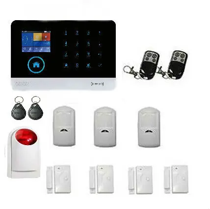 

Yobang безопасности беспроводной Wi-Fi GSM RFID сигнализация syetem Беспроводная сирена датчик детектор домашняя умная сигнализация