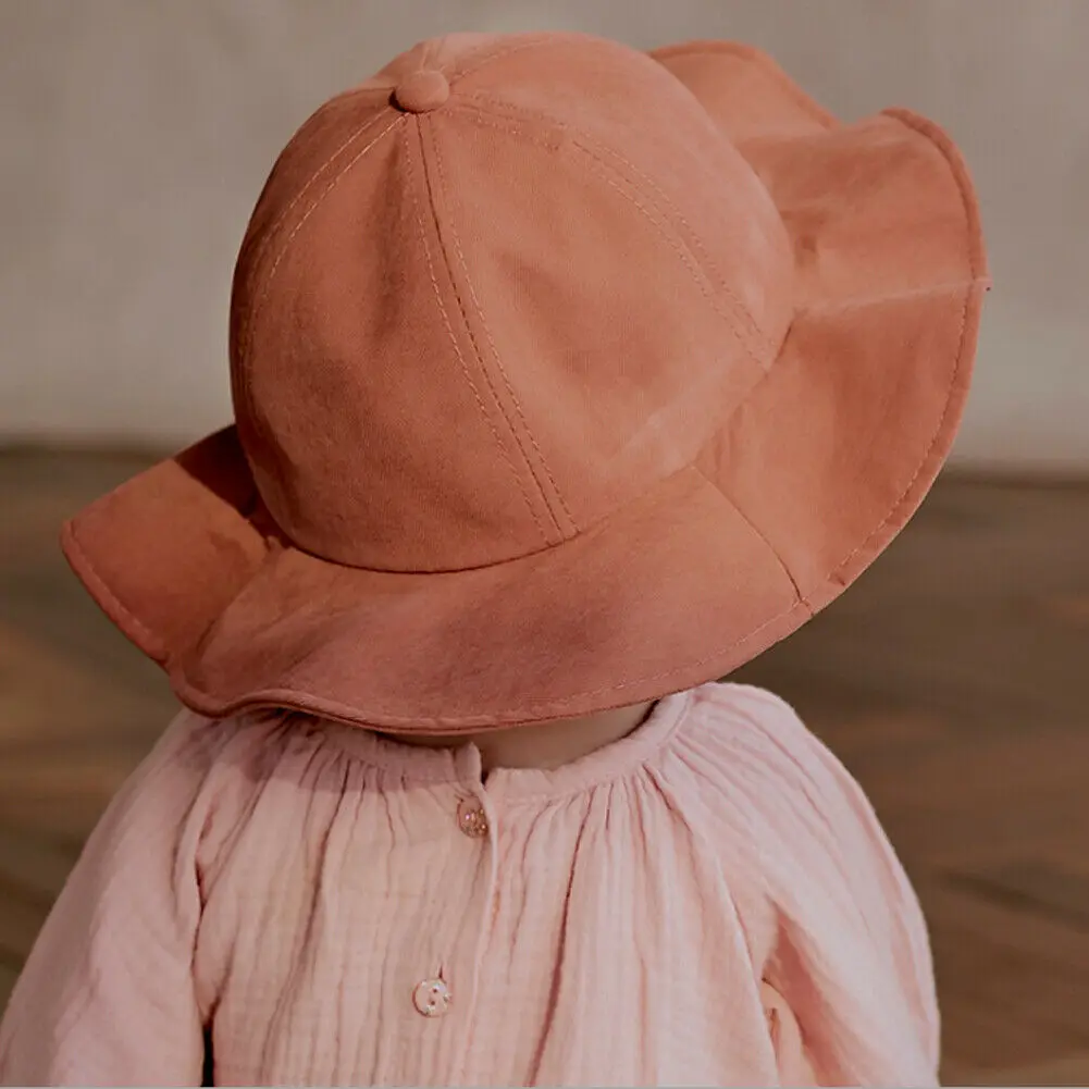 2019 Summer Outdoor Baby Hat Cap Infant Girl Sun Cotton Children Kids Floral Beach Bucket Girls Hats | Детская одежда и обувь