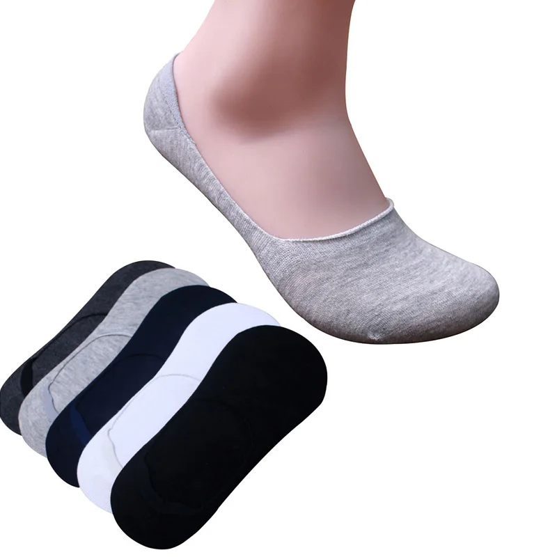 5 пар мужских носков по заводской цене простые модные однотонные хлопковые