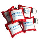 10 шт CPR первая маска первой помощи с латексными перчатками наружная аварийная ситуация спасательный рот к рту односторонний клапан Защита лица