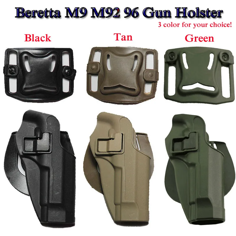 Охота пистолет тактический Beretta M9 92/96 пояса кобура Airsoft Военная Униформа Боевая