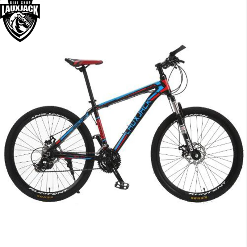 LAUXJACK Горный велосипед алюминиевая рама 24 скорость Shimano механические дисковые