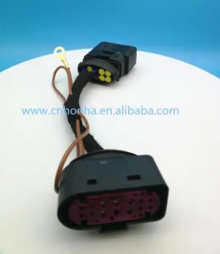 Автомобильная HID ксеноновая фара от 10 до 14 контактный разъем адаптера|vw hid