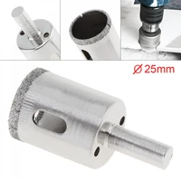 1pc 25mm diamond coated core hole saw drill bit set tools glass drill hole opener for tiles glass ceramic