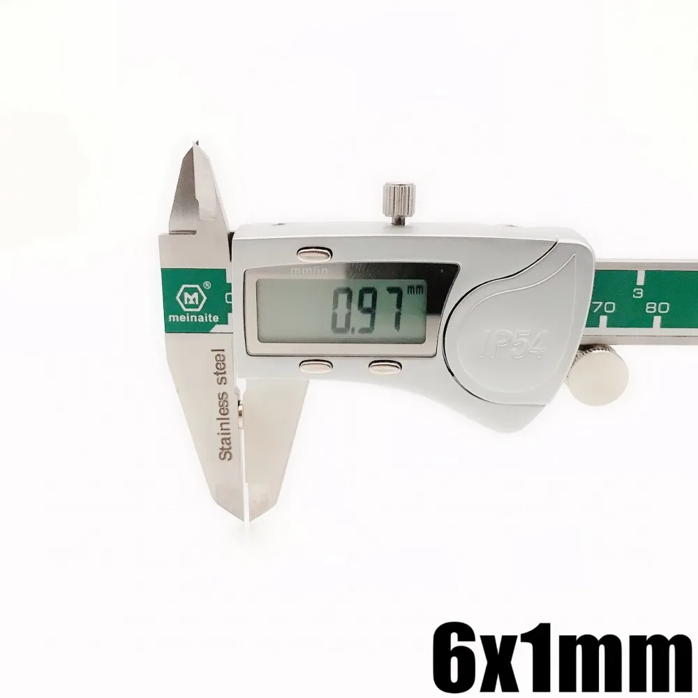 50/100/200/500 шт 6 мм X 1 мм Сильный цилиндр редкоземельный магнит 6X1 неодимовый магнит оптом лист N35 мини маленькие круглые магниты диски 6*1 мм