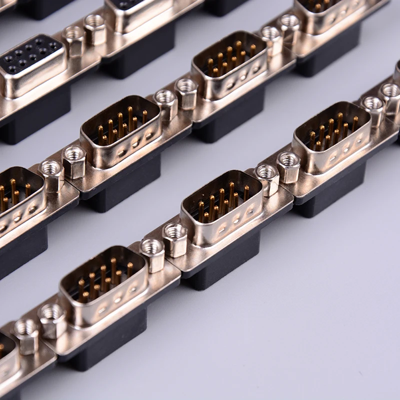 10 шт./лот DB 9 DB9 мужской женский печатного монтажа DR 9S разъем PCB RS232