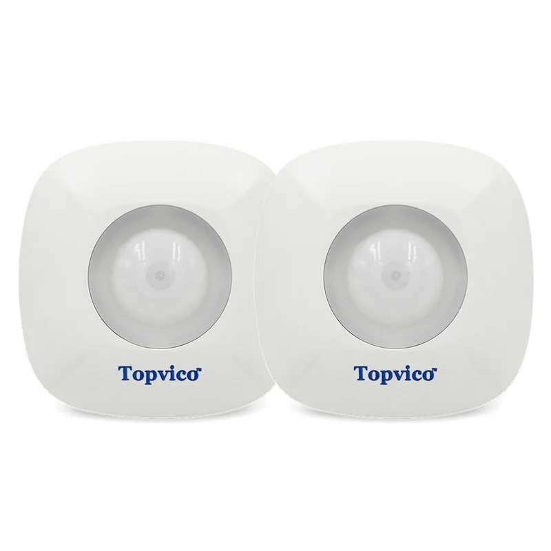 2pcs Topvico Z-wave детектор движения датчик сигнализации Zwave Z wave беспроводной инфракрасный датчик движения умный дом автоматизация системы безопасности - Цвет: 2pcs