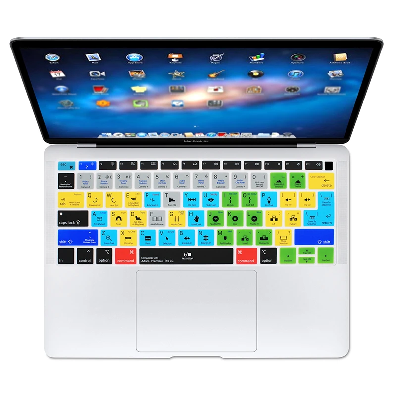 Силиконовый чехол клавиатура для MacBook Air 13 A1932 дюймов 2019|Чехлы клавиатуры| |
