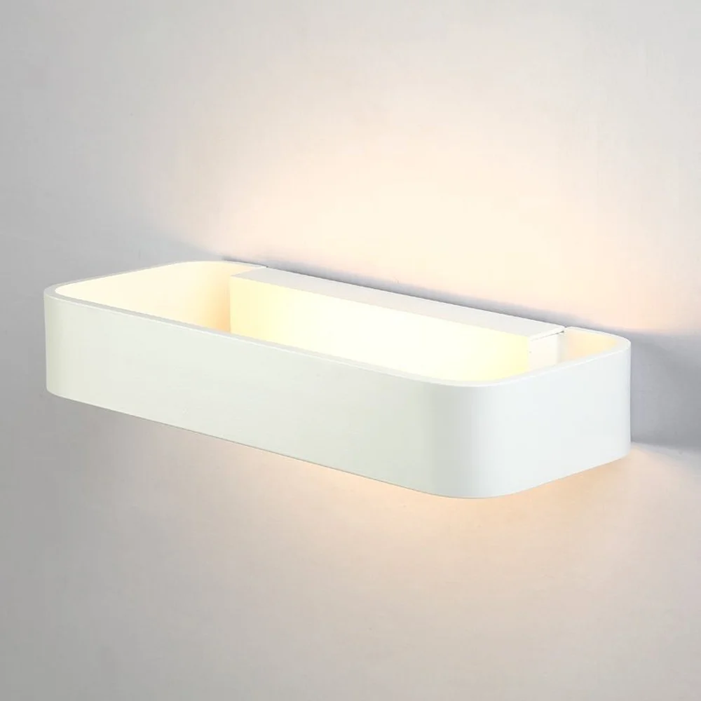 Nordic wall lamp bedroom led bathroom mirror front light toilet dressing table rectangular aluminum sconce LU808183 | Лампы и