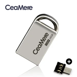 Ceamere CD04 USB мини флэш-накопитель 8 ГБ16 ГБ32 ГБ64 Гб ручка-накопитель металлический Флешка флеш-диск USB 2,0 карта памяти USB диск 1 ГБ2 ГБ