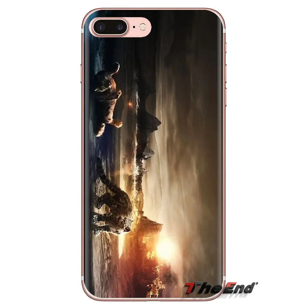 Силиконовый чехол из ТПУ с треугольным синим глазом снежным леопардом Тигром для