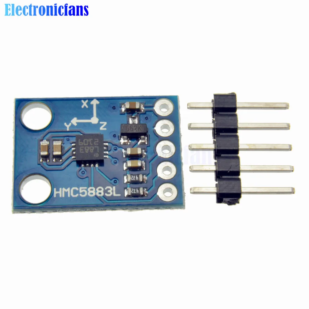 Высокая точность 10 шт./лот межсоединений интегральных схем/I2C GY 273 HMC5883L 3 трехосный
