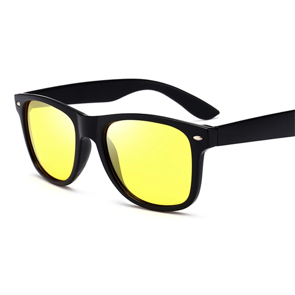 

Солнцезащитные очки VIVIBEE в классической черной оправе UV400 для мужчин и женщин, зеркальные поляризационные, с ночным видением, для вождения, ...