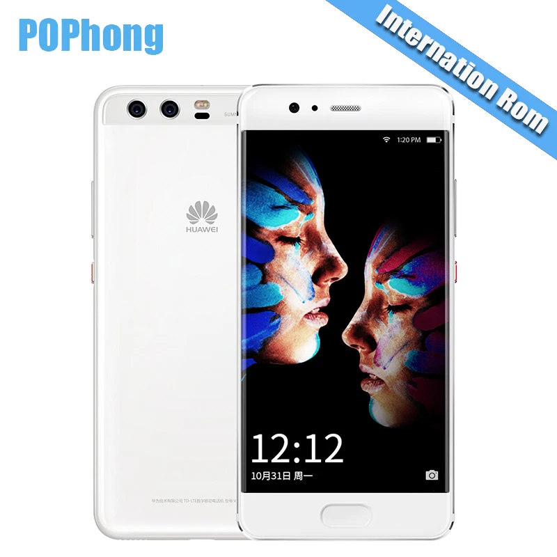 Глобальная прошивка huawei P10 4G ram 64G/128G rom 5 1 'ɺndroid 7 0 смартфон Kirin 960 Восьмиядерный