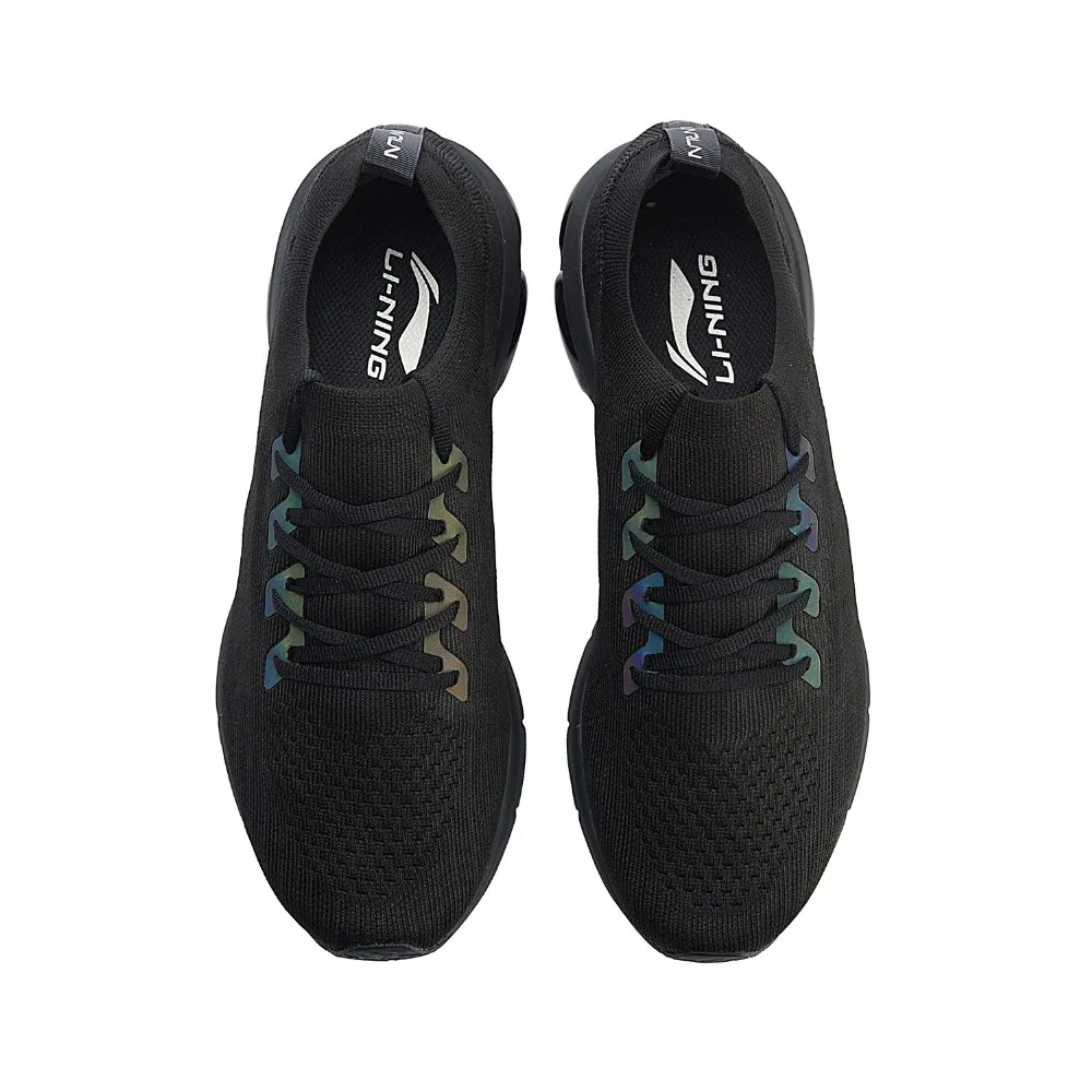 Li-Ning мужские беговые кроссовки с пузырьковой дуговой подушкой, светоотражающие спортивные кроссовки с дышащей подкладкой ARHN049 SJAS18
