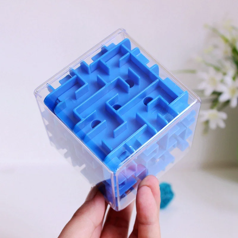 3D головоломка-лабиринт 8x8x8 см магический куб Обучающие игрушки рождественские