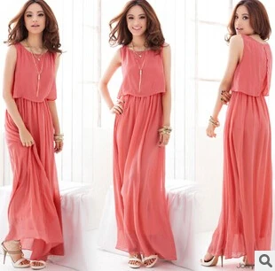 New 2016 summer Plus Size Women Clothing 4XL 5XL Womens Maxi Dresses 2014 Brand Bohemian Chiffon Casual Dress Long Sundresses