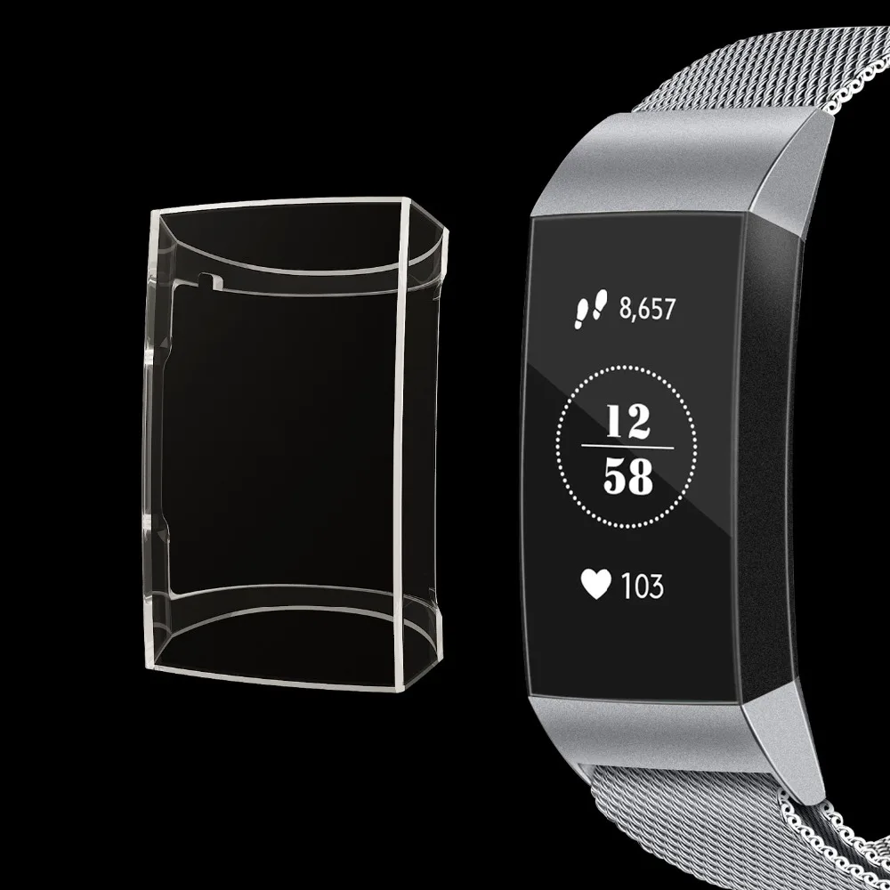 Чехол для Fitbit Charge 2 3 4 5 Прозрачный чехол аксессуары смарт-часов | Электроника