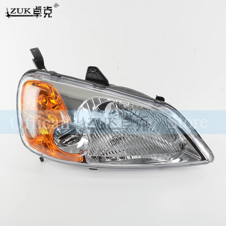 ZUK 2 шт передняя фара головного света лампы для HONDA CIVIC 2001 2002 2003 ES5 ES8 настраиваются вручную/Электрический регулировки