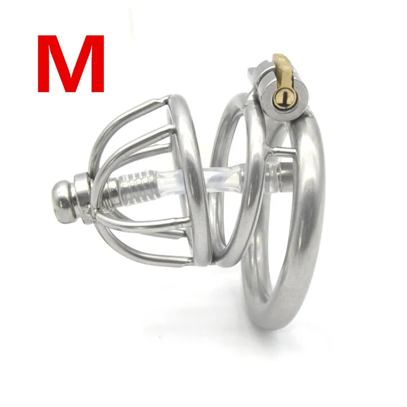 Клетка для Петухов из нержавеющей стали Пояс верности с катетером устройство