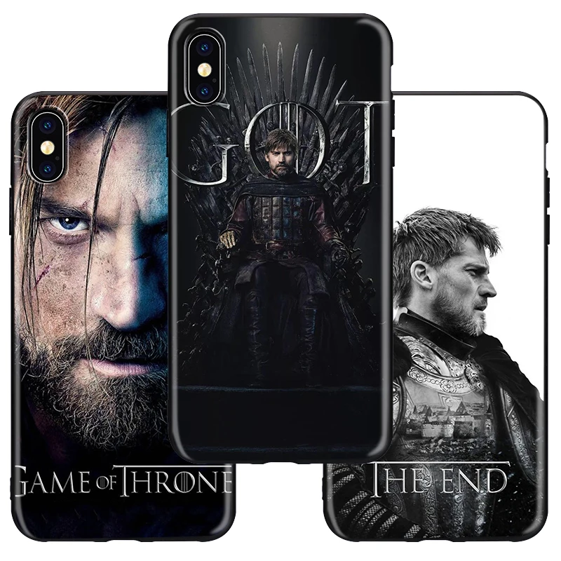 Jaime Lannister Game of Throne GOT мягкое Силиконовое стекло для iPhone X XS XR Max 5 5S 8 8plus 7 7plus 6s Plus чехол