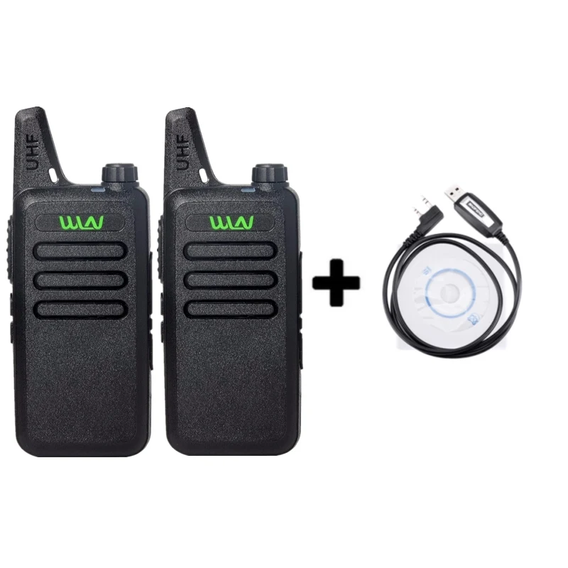 Add a program cable 2 шт. двухстороннее радио Ручной Kd-C1 Портативный мини Walkie Talkie C1 Беспроводной приемопередатчик HF wln для радиолюбителей ФИО comunicador рация радиостанции внутренняя телефонная связь - Цвет: Add a program cable