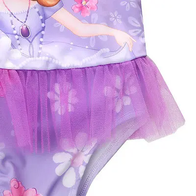 2017 г. детский купальник на бретелях для девочек симпатичный разноцветный