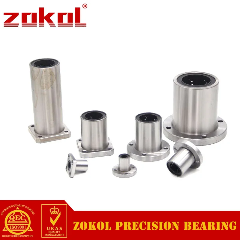 Подшипник zokol LMK25GA. Стальная клетка. Квадратный фланец линейный подшипник