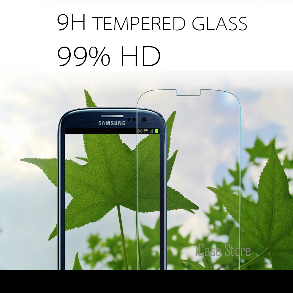 9H Закаленное стекло Защитная пленка для экрана samsung Galaxy S3 S 3 Чехол i8190 III мини I8190N