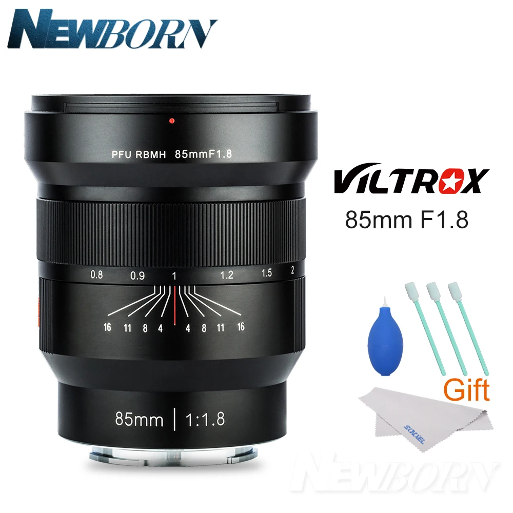 Полнокадровая ручная линза VILTROX 85 мм f1.8 с фиксированным фокусом система