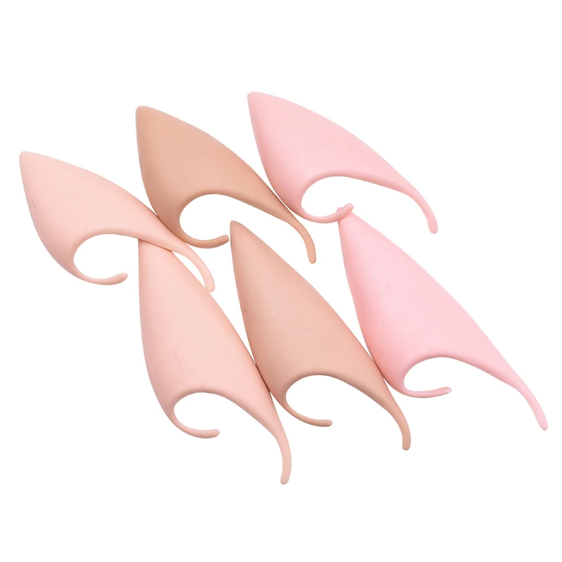 1pair Fake Soft Angel Elf Ears Simulation Ear Props Cosplay Elf Fairy Accessories For Halloween Christmas Event Party Decoration
