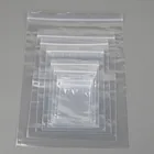 Новое поступление, 100 шт., многоразмерные пластиковые прозрачные пакеты на молнии для ювелирных изделий, пакеты для подарков и конфет