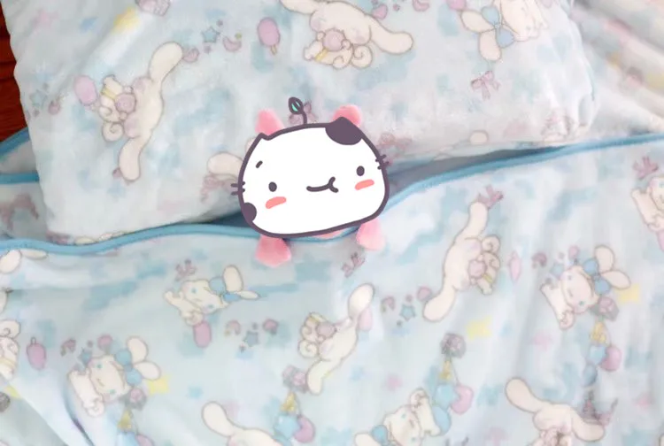 1 шт. мягкий мультяшный воздушный шар Cinnamoroll Собака мечта наволочка плюшевое фланелевое одеяло простыня леди романтический подарок девочка игрушка