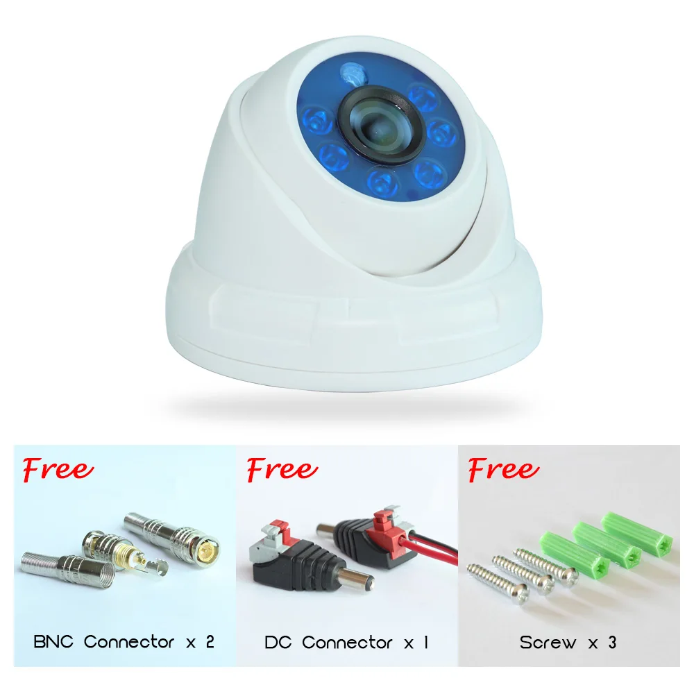 1080 P Гибридный аналоговый Камера HDTVI HDCVI HDAHD CVBS Выход IR Led крытый купольной Cam для