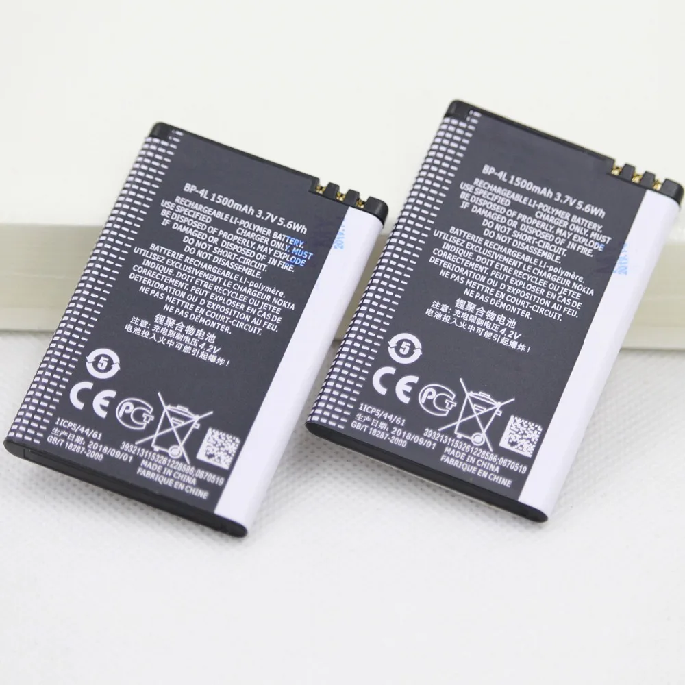Запасные аккумуляторы для Nokia E61i E63 E90 E95 E71 6650F N97 N810 E72 E52 BP 4L 1500 мАч 20