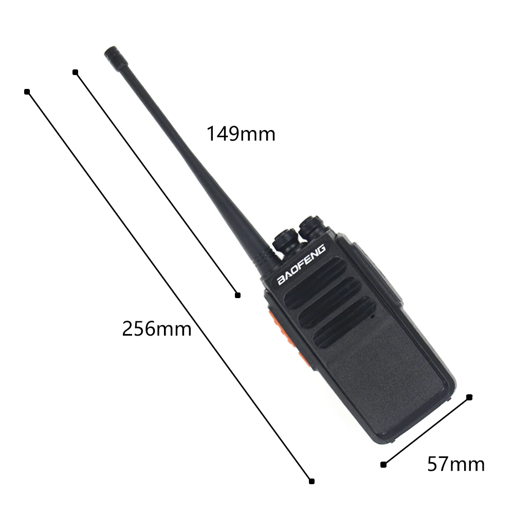 2Pcs New Baofeng BF-C5 Plus Two Way Radio 5W UHF 400-470MHz Walkie Talkie Portable 16CH FM Transceiver CB Radio Interphone