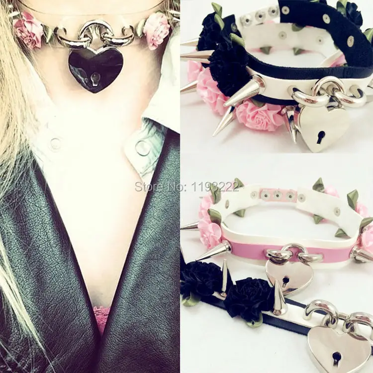 Женский чокер ручной работы из искусственной кожи яркое ожерелье в форме сердца