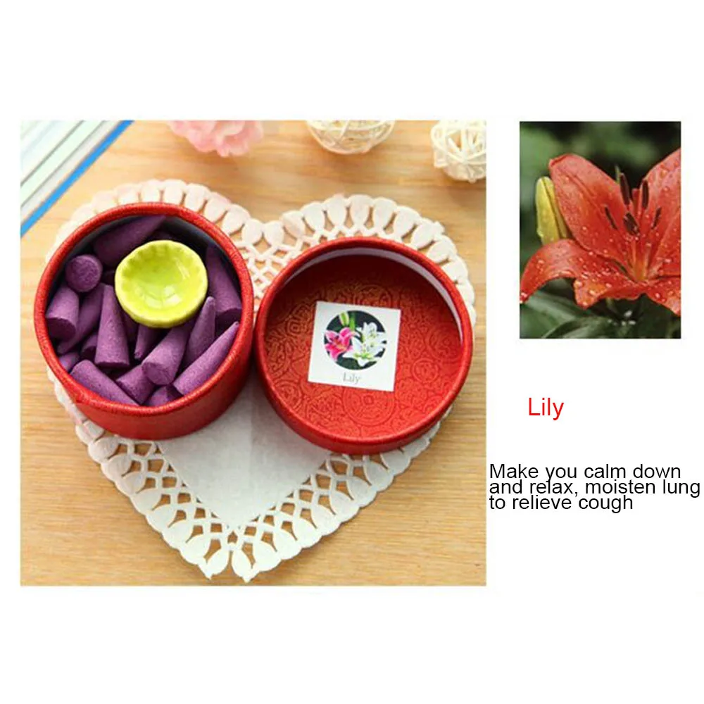 1 коробка благовония натуральные ароматические палочки Роза Тюльпан аромат