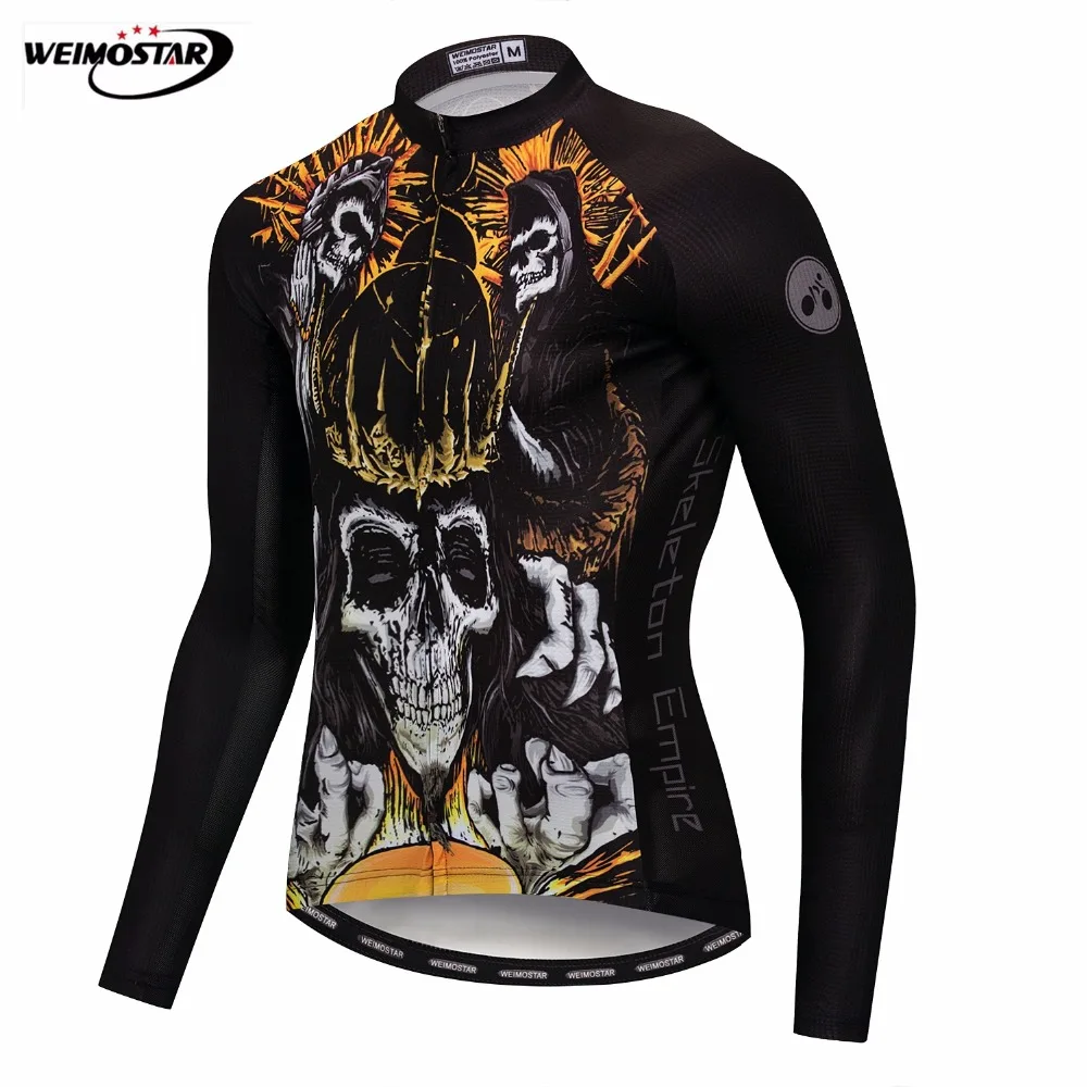 

Cycling Jersey Men Clothing Summer Racing Sport Bike Jersey Tops cycle Wear Long Sleeves Maillot ropa Ciclismo Black