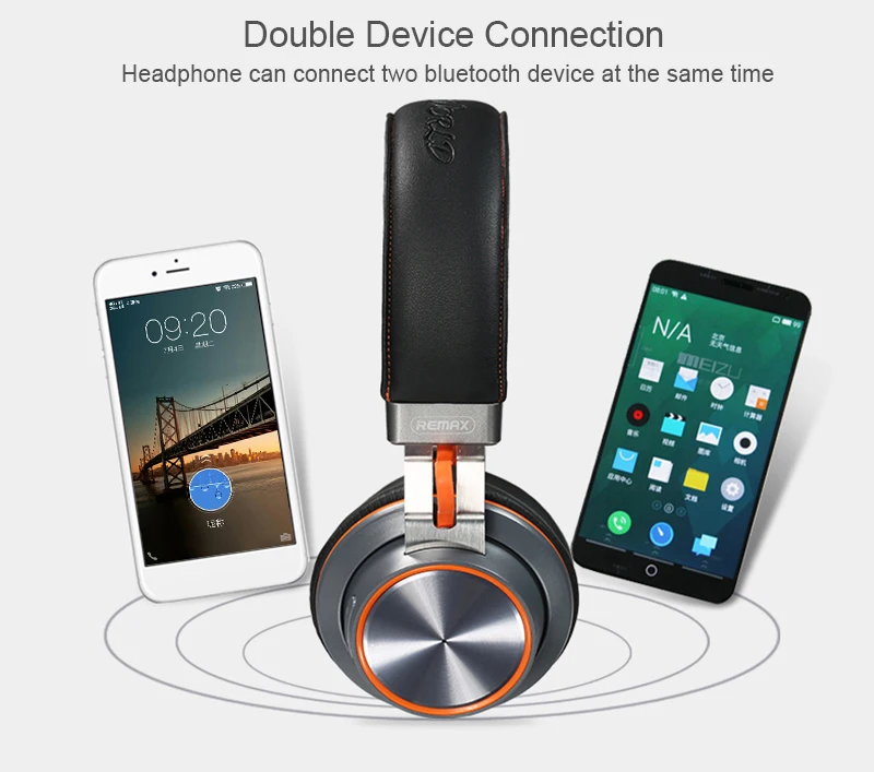 Remax 195HB, беспроводные наушники, Bluetooth, стерео гарнитура, гарнитура, наушники с 3,5 мм разъемом, микрофонный кабель для Iphone, Xiaomi
