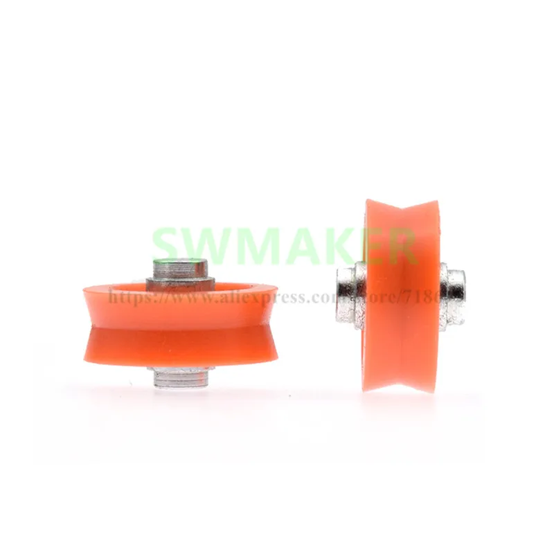 1pcs 6*21*8mm door and window pulley non-standard V groove wheel nylon POM polyformaldehyde bearing | Обустройство дома