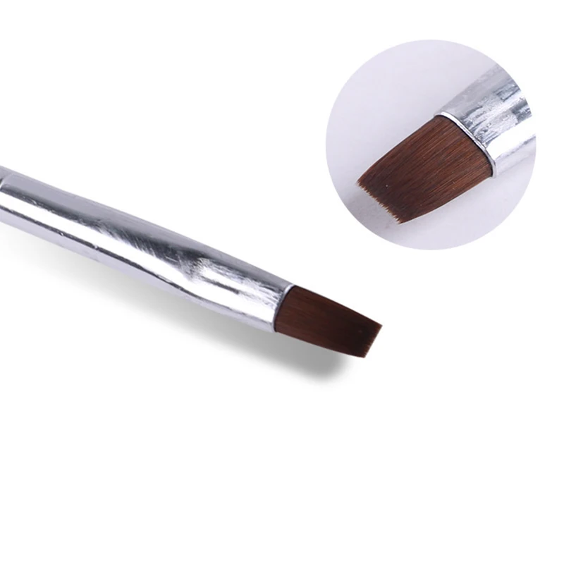 7 шт. УФ гель для рисования Кисть ногтей Набор ручек черная деревянная ручка DIY