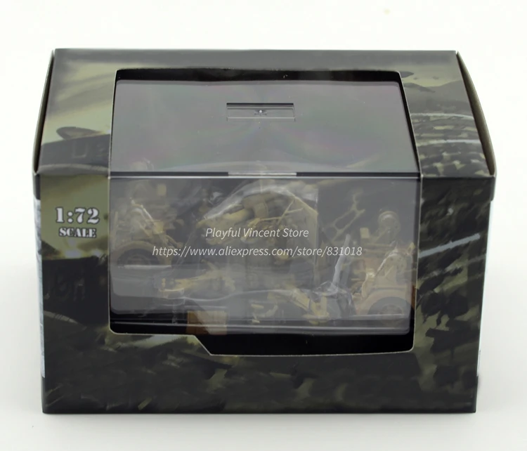 Редкие 1: 72 P0311 FL AK36 88 мм пистолет трейлер оболочки пустыня покрытие Коллекционная модель